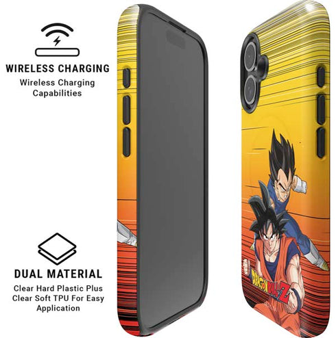 Dragon Ball Z Goku & Vegeta iPhone 16 Magsafe Impact Case